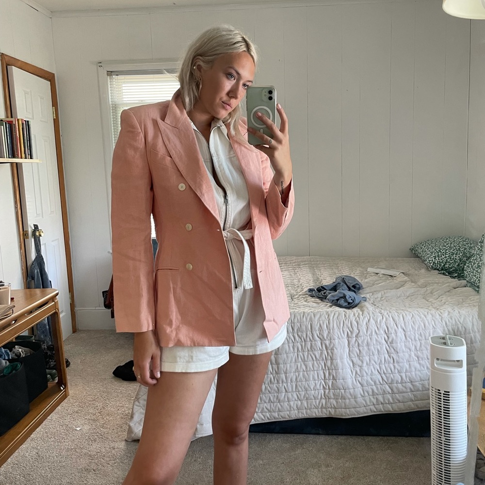 Georges Marciano Vintage Linen Blazer